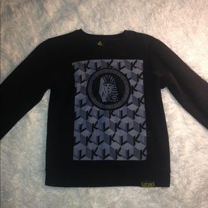 Uni Sex Black Design Jacket/Sweater